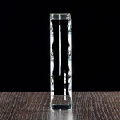 Pamiątka dla kolegi z pracy - GRAWER w krysztale