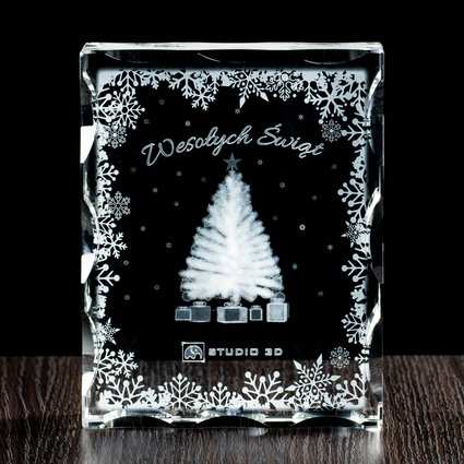 Wesołych Świąt Bożego Narodzenia - prezent świąteczny, gift firmowy 3D