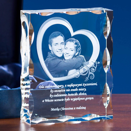 Twoje Zdjęcie w sercu - prezent na ślub dla Siostry, Brata, Dziecka