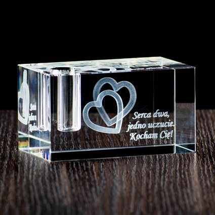 Stojak na długopis z personalizacją - stylowy prezent dla niego