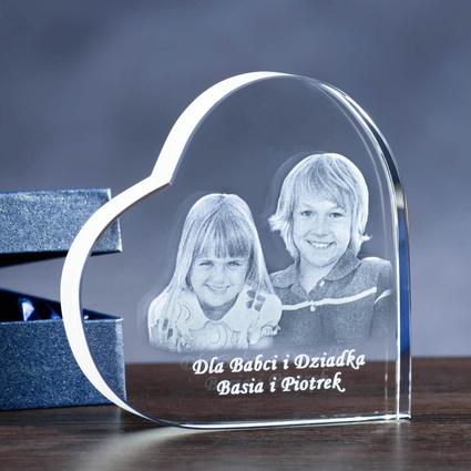 Prezent dla Babci i Dziadka - fotokryształ